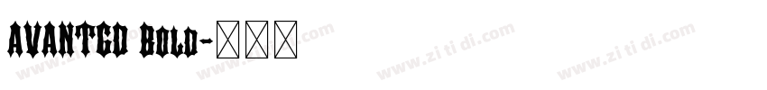 AVANTGD Bold字体转换